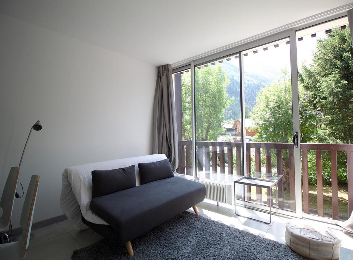 Studio Lumineux Avec Vue Sur Le Massif Du Mont-Blanc Chamonix Eksteriør bilde